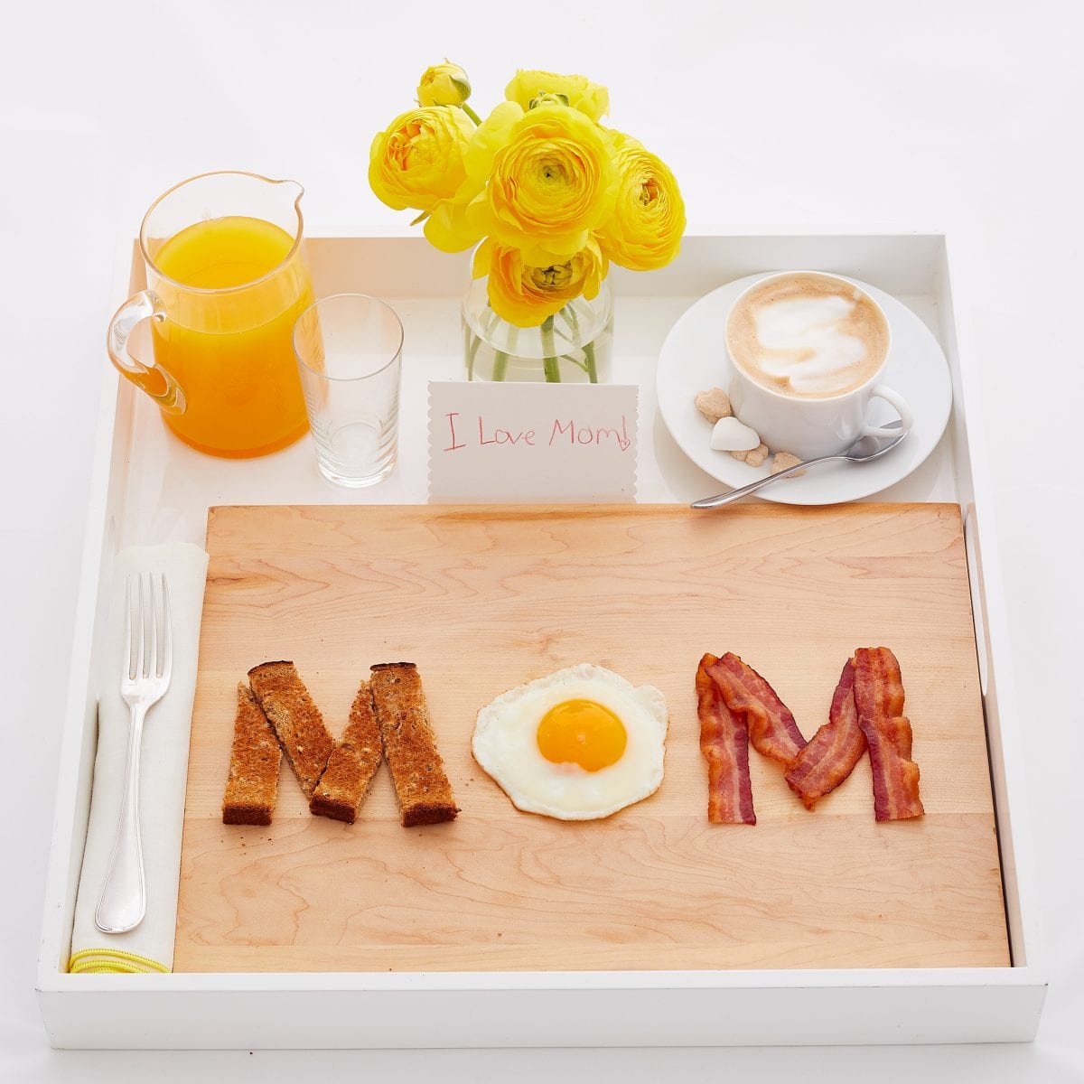 Darcy Miller, Darcy Miller Designs, Mother’s Day, breakfast in bed, play with your food, creative breakfast, birthday