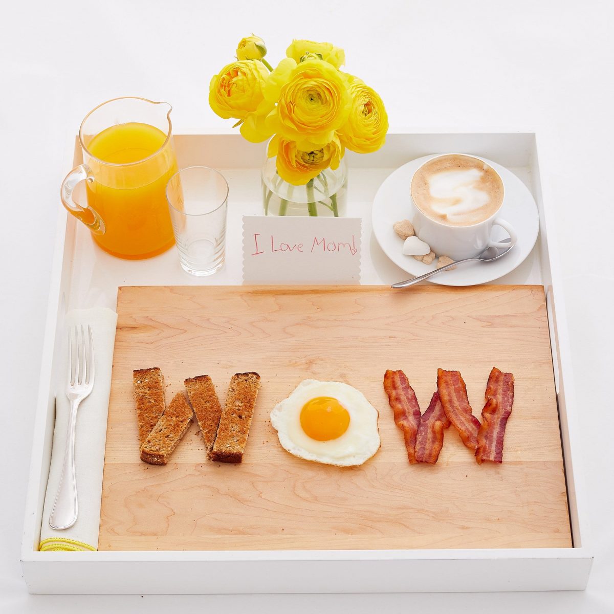Darcy Miller, Darcy Miller Designs, Mother’s Day, breakfast in bed, play with your food, creative breakfast, birthday