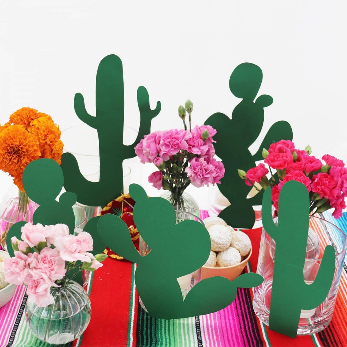 Darcy Miller Designs, Darcy Miller, Celebrate Everything, Fiesta, Crafts, Cacti, Centerpiece