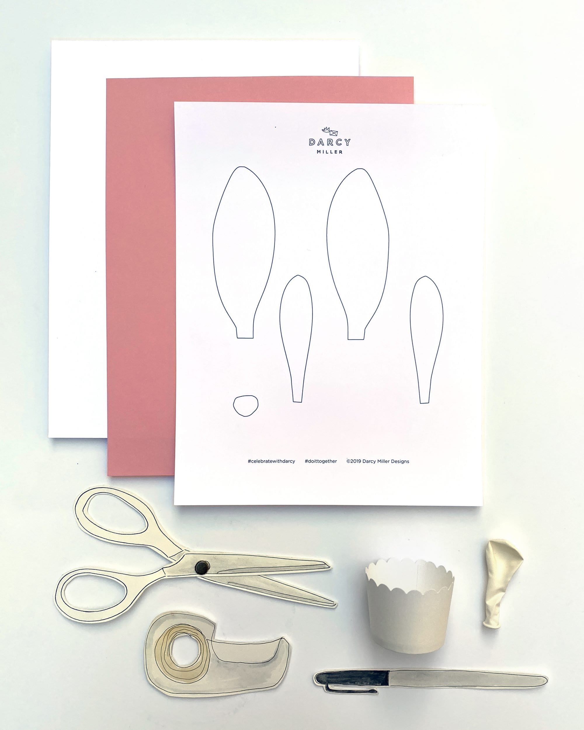 Bunny Balloons | Darcy Miller Designs