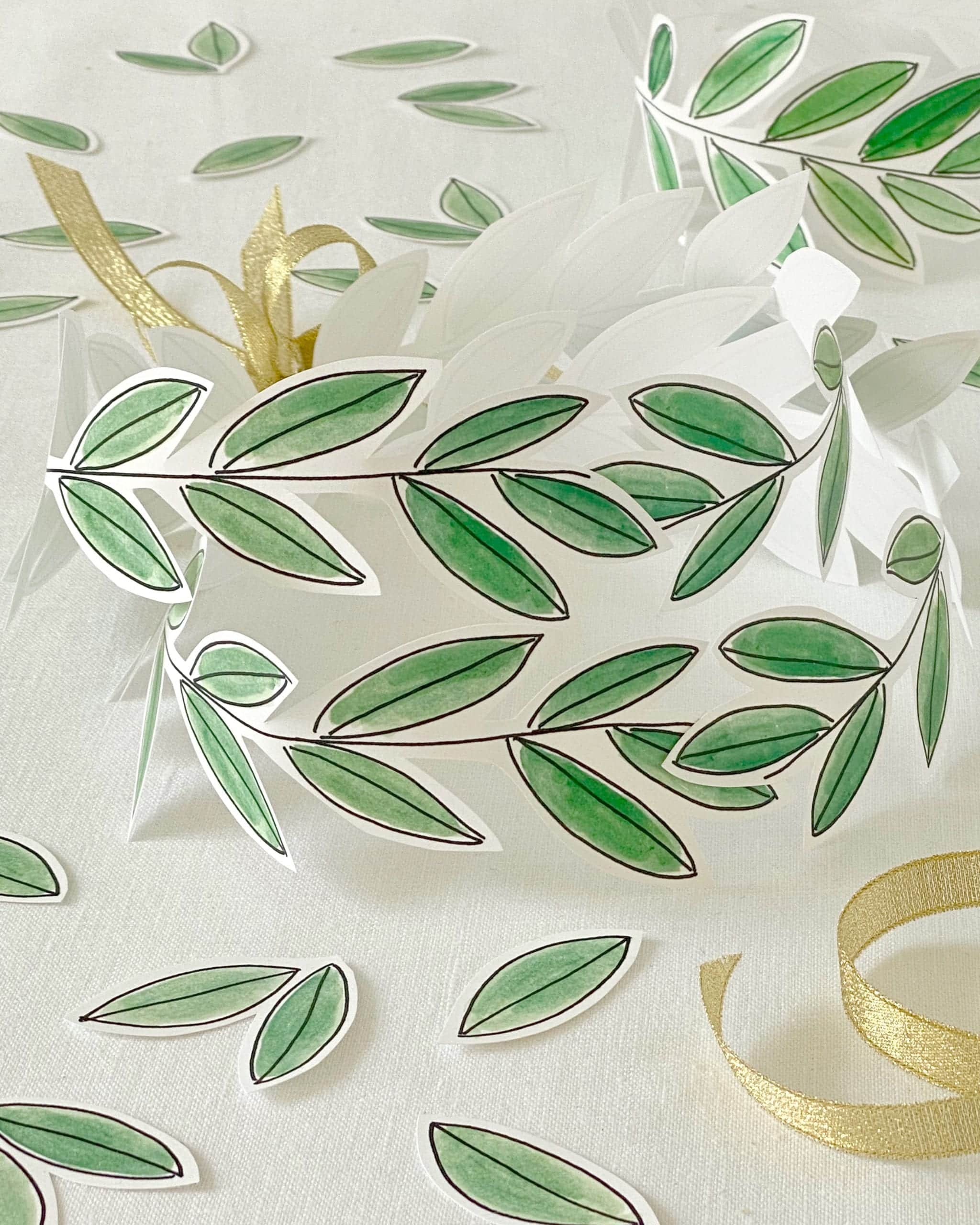 Greek Laurel Wreath Templates