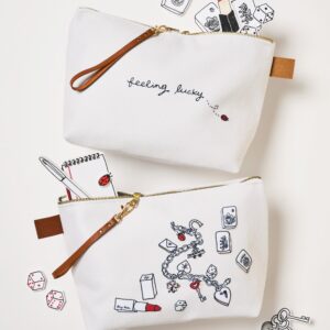 Embroidered Feeling Lucky Pouch